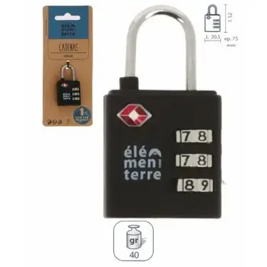 Codice lucchetto Élémenterre Hoggar