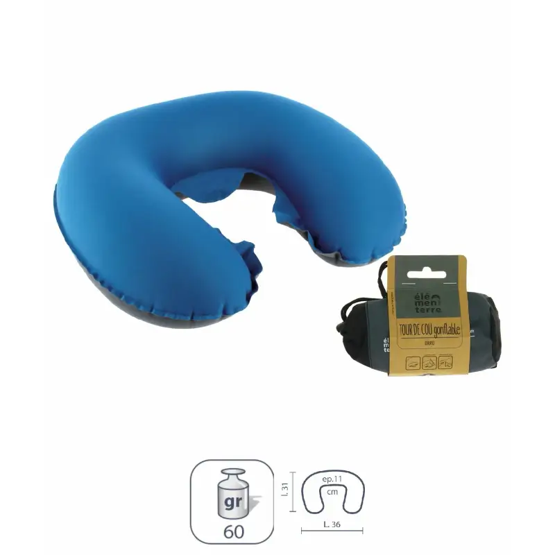 Cuscino gonfiabile da viaggio Élémenterre Orro