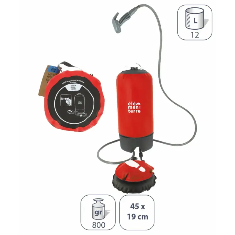 Doccia a pressione portatile Élémenterre Torent