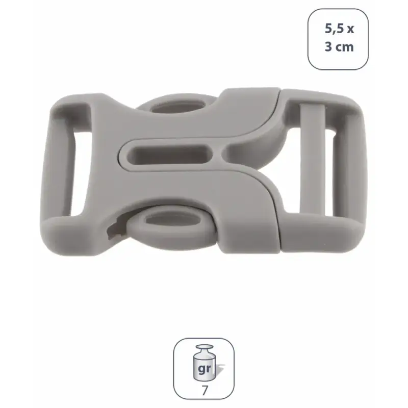 Fibbie delle cinghie dello zaino Élémenterre Backbuck