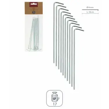 Paletti in acciaio Élémenterre Peg H (x10)