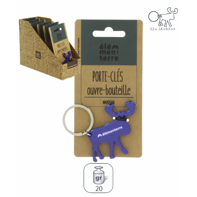Portachiavi apribottiglie Élémenterre Moosha