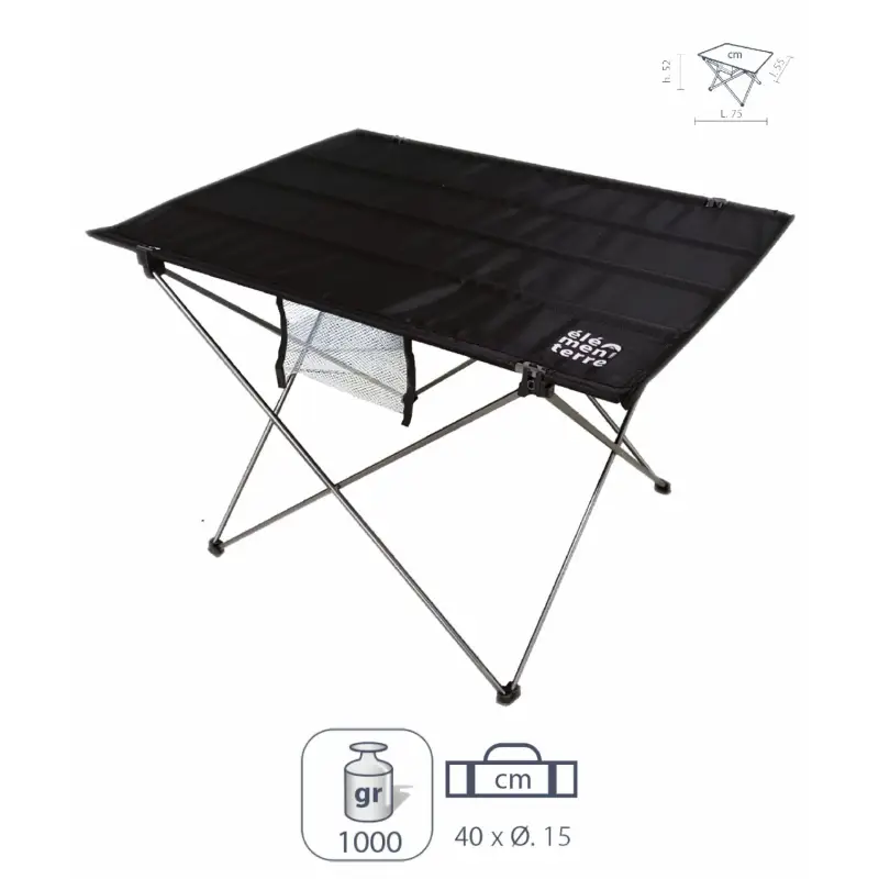 Tavolo pieghevole compatto Élémenterre Barreal