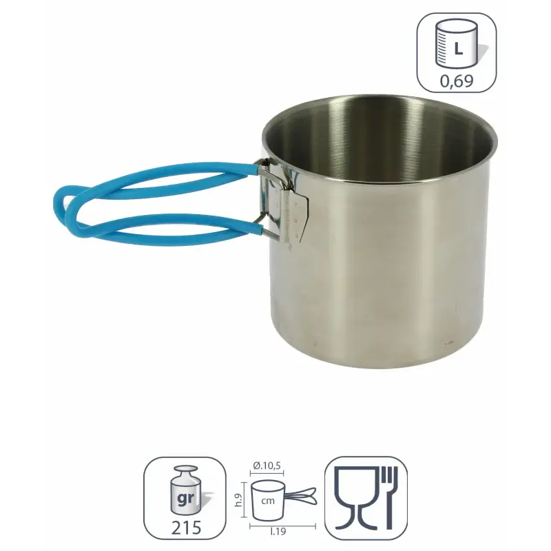 Tazza in acciaio Élémenterre Cawson