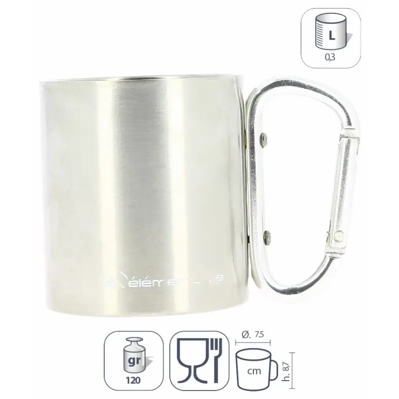 Tazza in acciaio Élémenterre Mahon