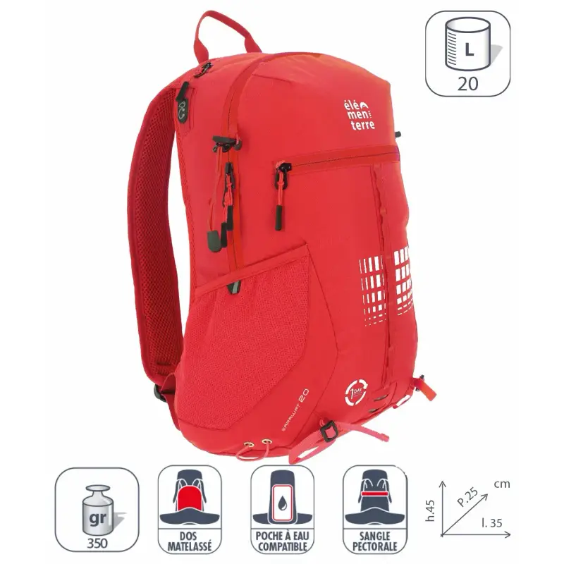 Zaino Elementerre sarawat 20 l