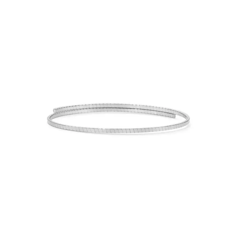 Bracciale Argento Elements Flex Argento Bianco - Elements Donnaoro