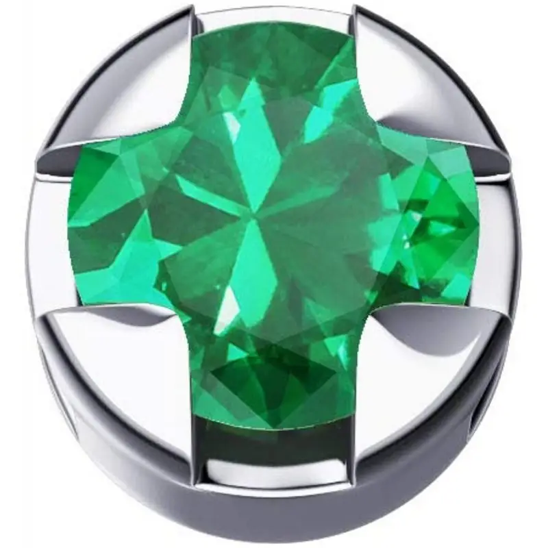 Charm - Unisex - Elements - Dche5502 - Oro Bianco miniatura 2