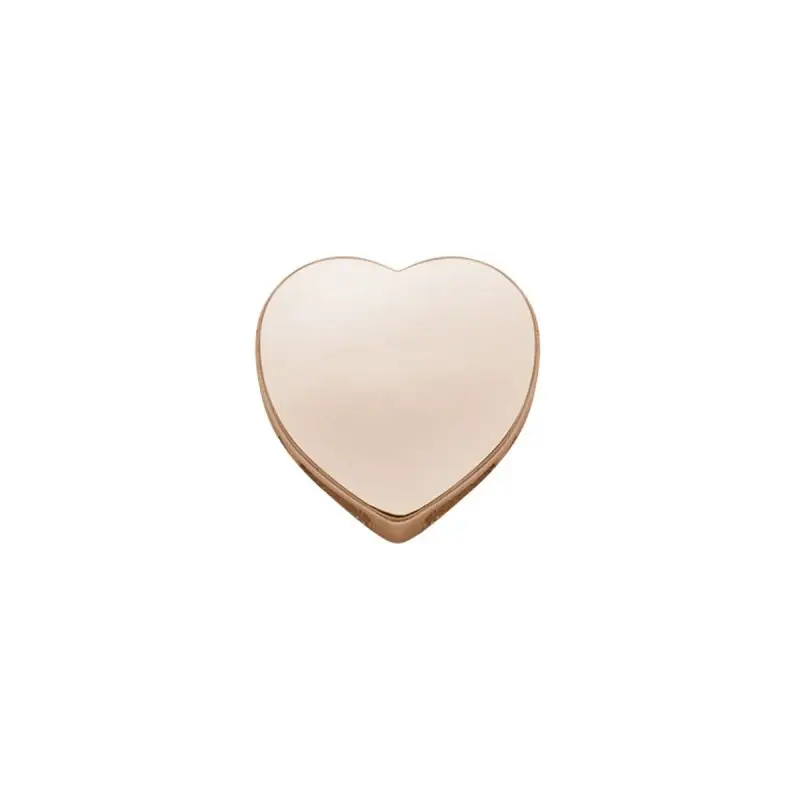 Elemento Cuore Piatto In Oro Rosa - Donnaoro