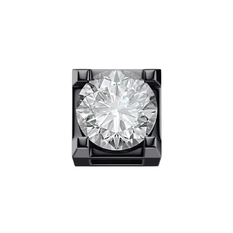 Griffe 0,05 Ct In Oro Brunito E Diamante - Elements Donnaoro