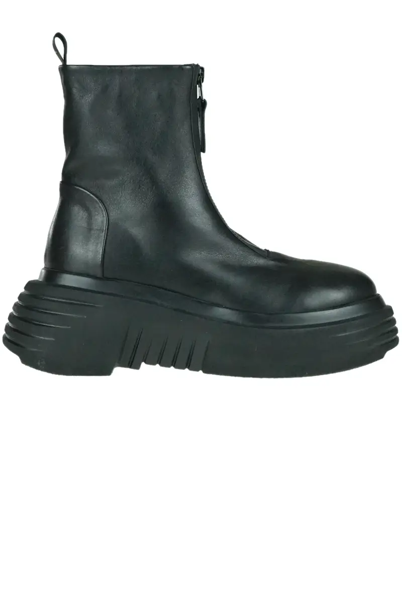 Stivaletti con zip Nero