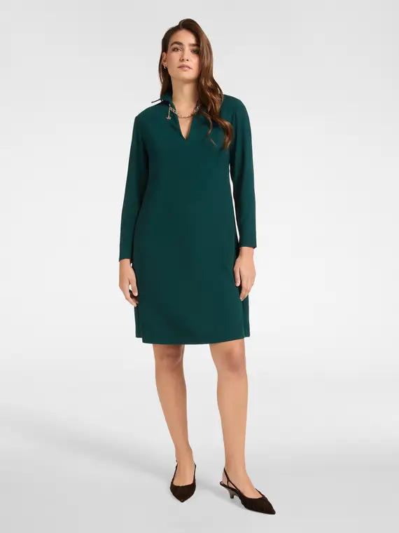 Abito con collana Monogram Donna, Verde