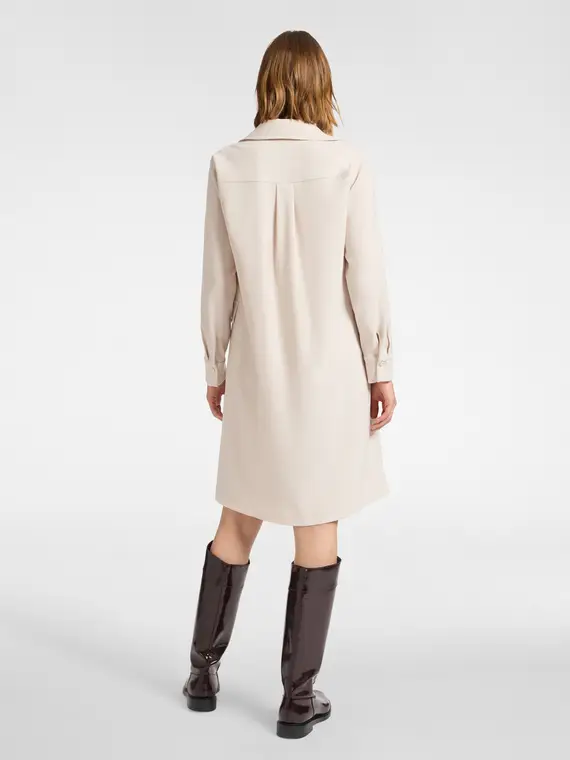 Abito in cady stretch Donna, Bianco miniatura 2