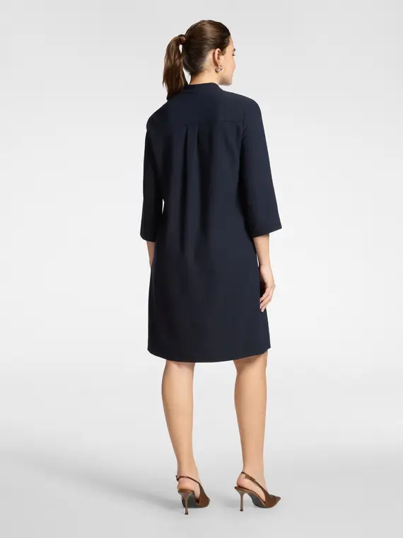 Abito in enver satin con scollo V Donna miniatura 2