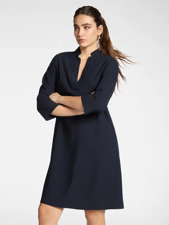 Abito in enver satin con scollo V Donna miniatura 3