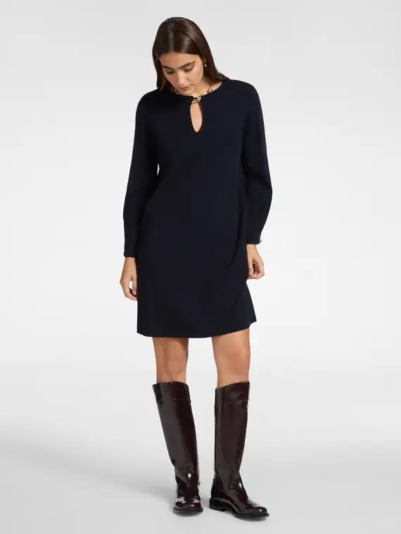 Abito in tricot Donna, Blu (42 IT)