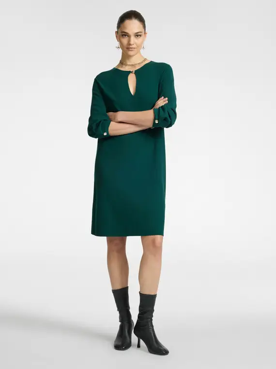 Abito in tricot Donna, Verde (42 IT) miniatura 3