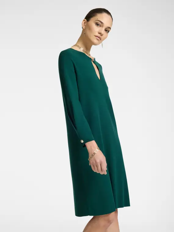 Abito in tricot Donna, Verde (42 IT)
