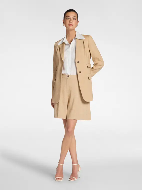 Elena Mirò Bermuda Donna Beige 4345238