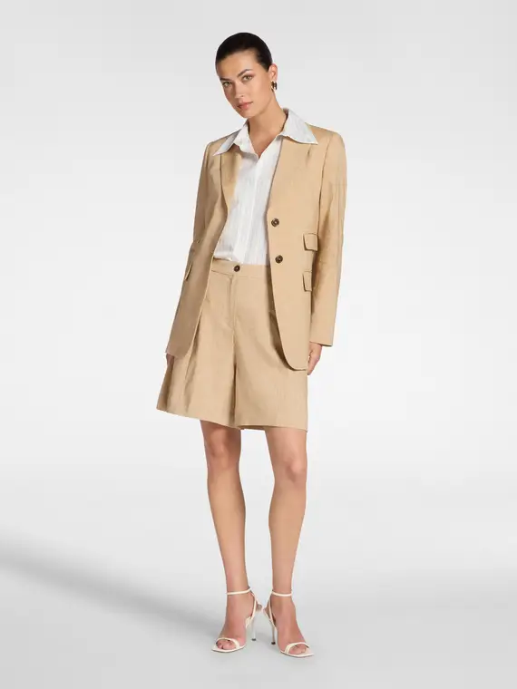 Elena Mirò Blazer Donna Beige 4345262 miniatura 3