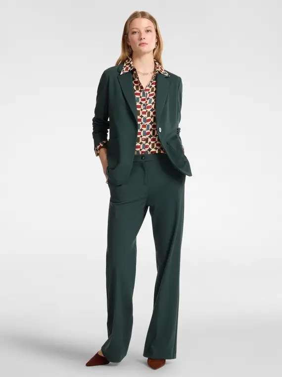 Elena Mirò Blazer Donna Verde 2850537 miniatura 3