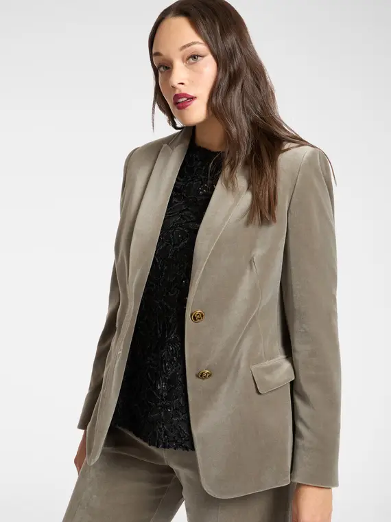Elena Mirò Blazer Donna Grigio 4245173