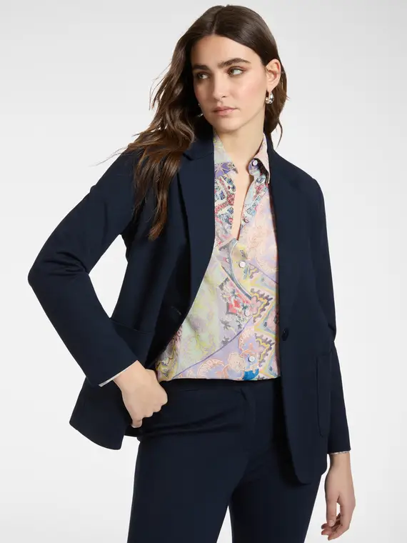 Elena Mirò Blazer Donna Blu 4245177