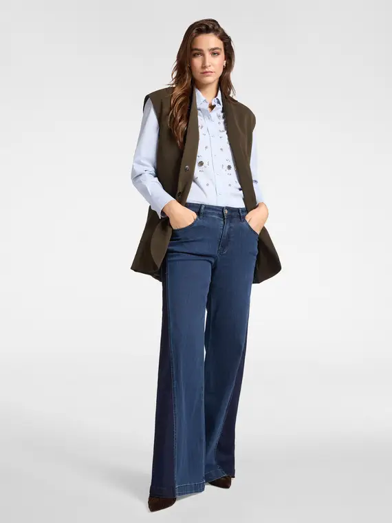 Elena Mirò Blazer Donna Verde 2998653 miniatura 3