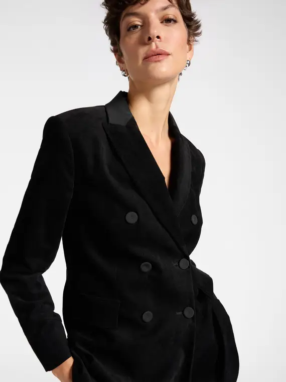 Elena Mirò Blazer Donna Nero 3241758 miniatura 3