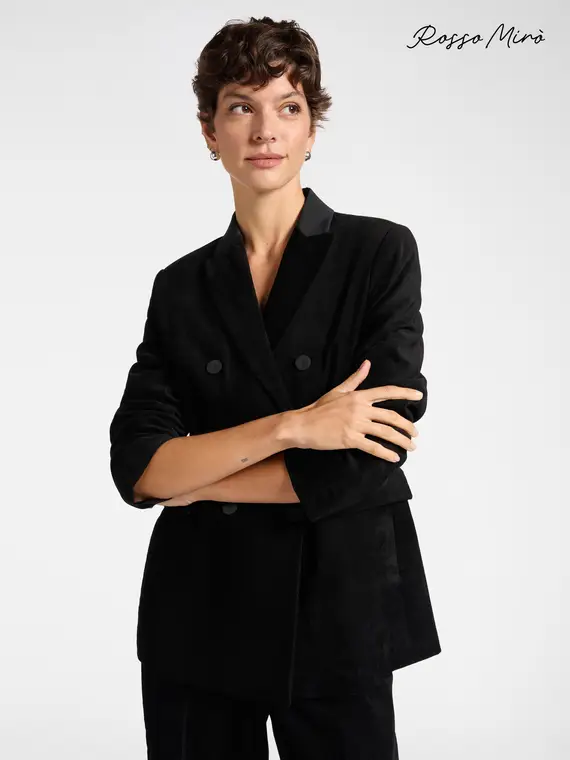 Elena Mirò Blazer Donna Nero 3241758