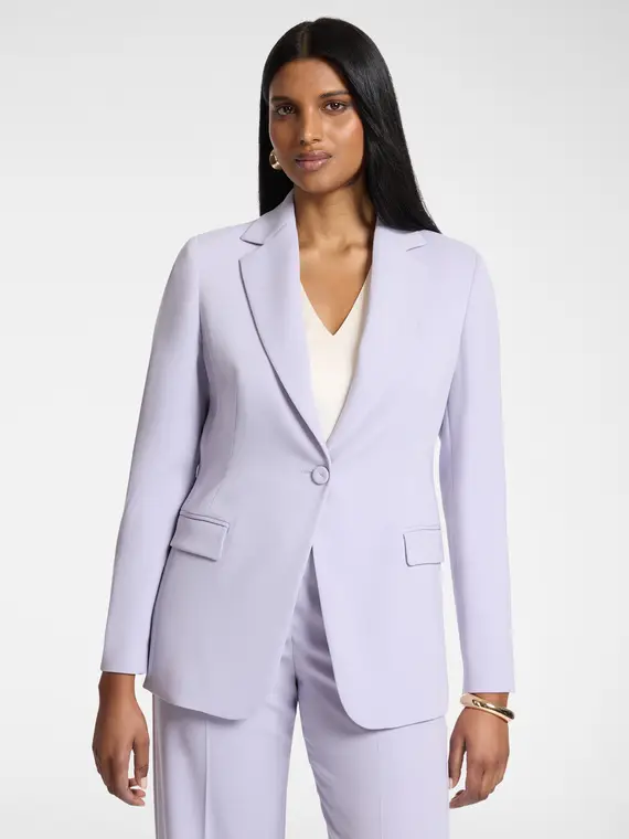 Blazer strutturato in cady Donna, Viola