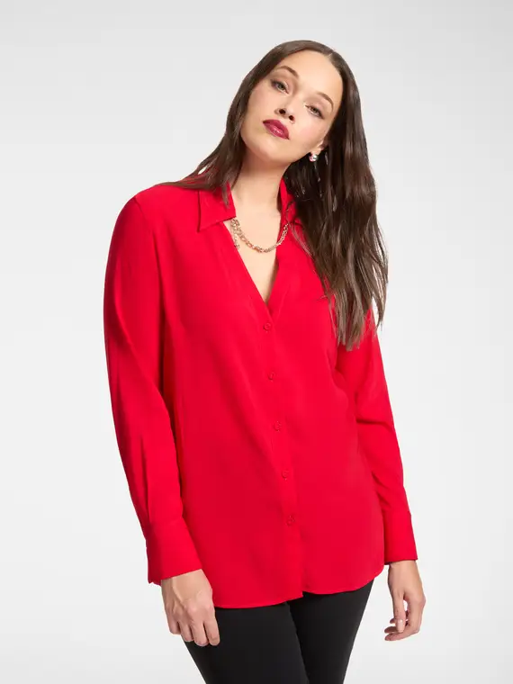 Camicia con collana Donna