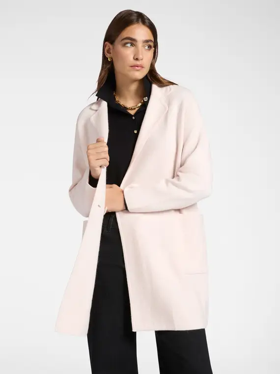 Cappotto in cashmere Donna, Bianco (44 IT)