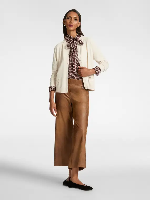 Elena Mirò Cardigan Donna Bianco 4245123 miniatura 3