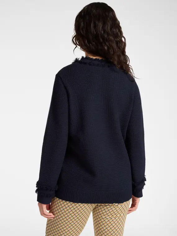 Elena Mirò Cardigan Donna Blu 4245116 miniatura 2