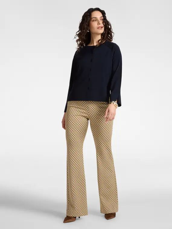 Elena Mirò Cardigan Donna Blu 4195976 miniatura 3