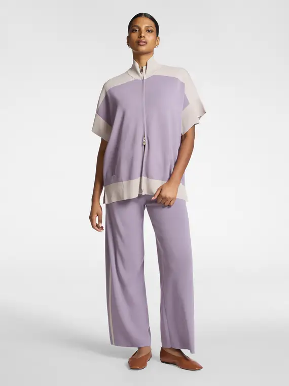 Elena Mirò Cardigan Donna Viola 3934777 miniatura 3