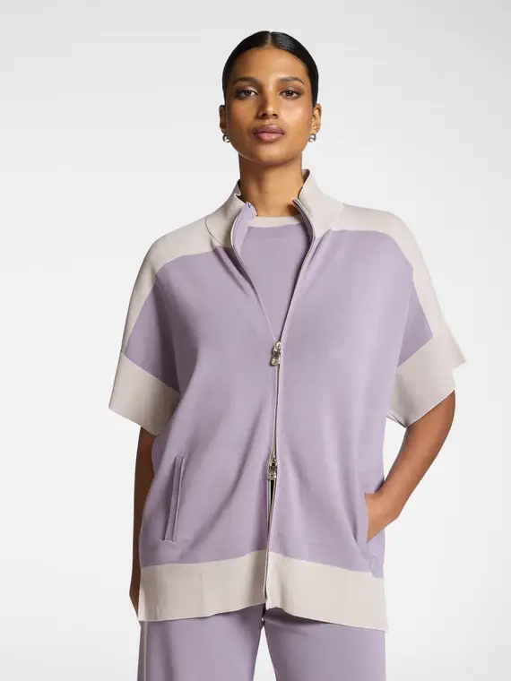 Elena Mirò Cardigan Donna Viola 3934777