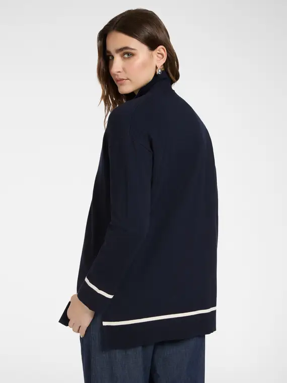 Elena Mirò Cardigan Donna Blu 4267486 miniatura 2