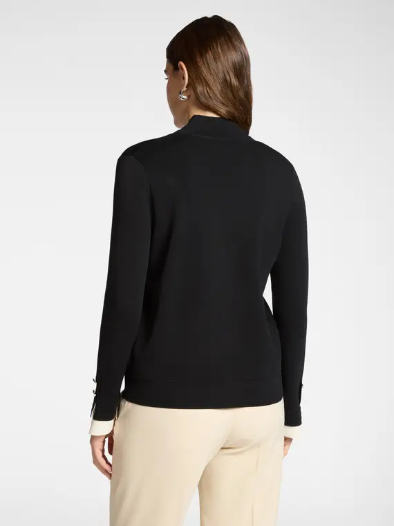 Elena Mirò Cardigan Donna Nero 4010423 miniatura 2