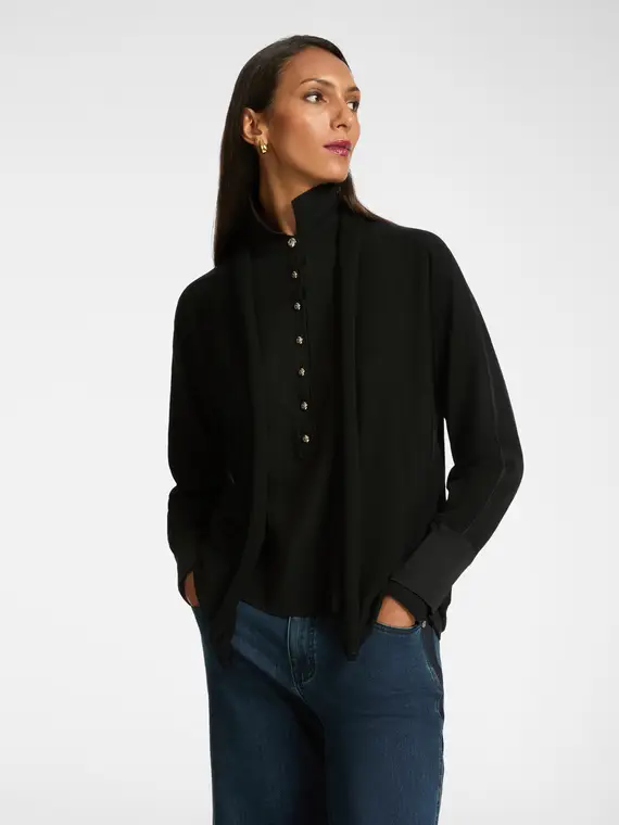 Elena Mirò Cardigan Donna Nero 4245133