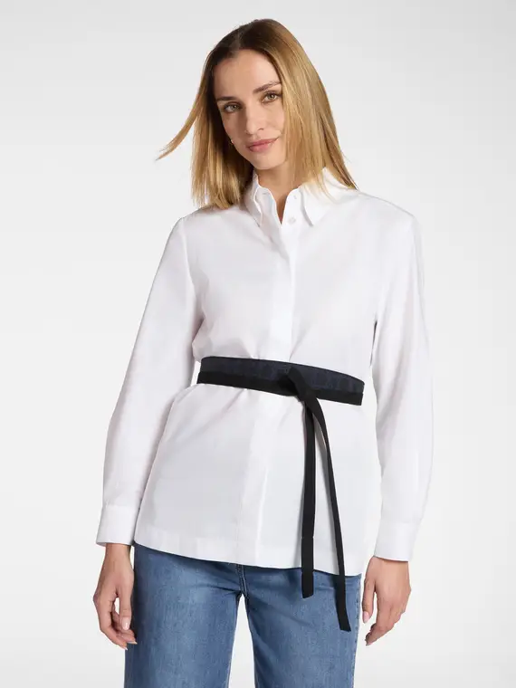 Cintura Obi Monogram Donna, Blu