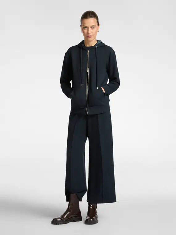 Felpa con cappuccio Donna, Blu (42 IT) miniatura 3