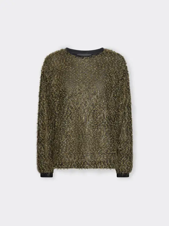 Felpa in fil coupé Donna, (42 IT)