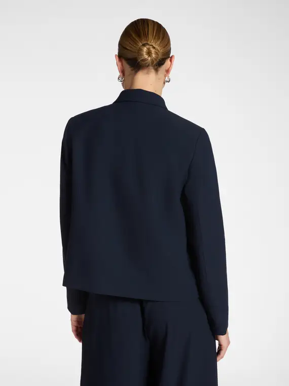 Giacca in tessuto crêpe Donna miniatura 2