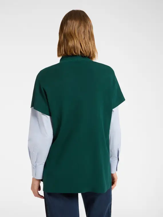 Elena Mirò Gilet Donna Verde 3897872 miniatura 2