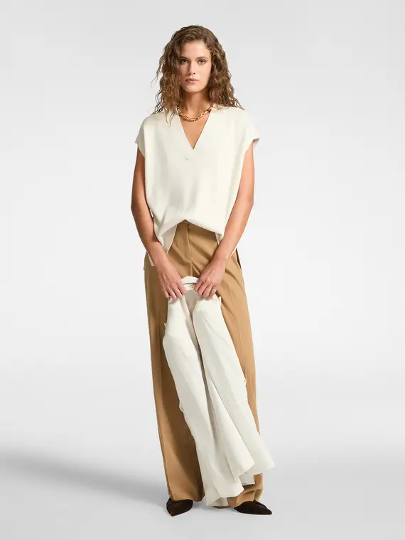 Elena Mirò Gilet Donna Bianco 2521825 miniatura 3