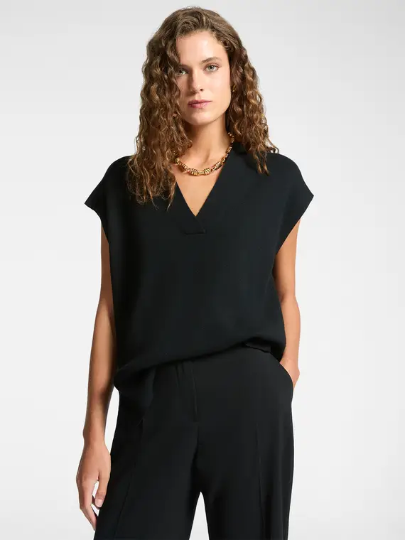 Elena Mirò Gilet Donna Nero 4245126