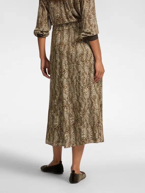 Gonna a portafoglio stampata Donna miniatura 2