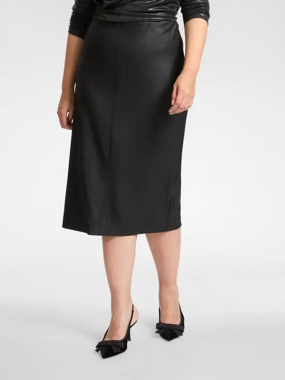 Gonna in punto Milano spalmato Donna, (42 IT) miniatura 3